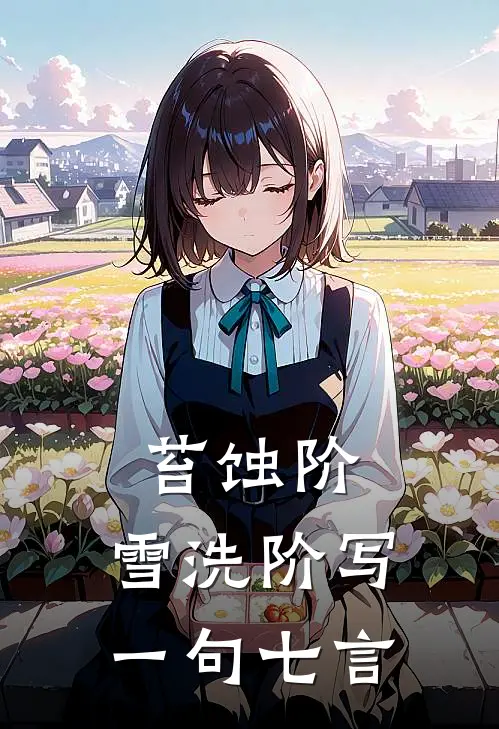 苔蚀阶,雪洗阶写一句七言