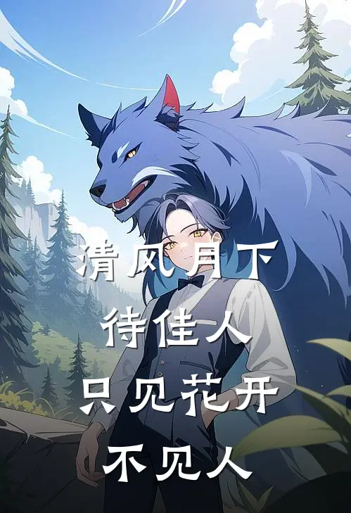 清风月下待佳人,只见花开不见人