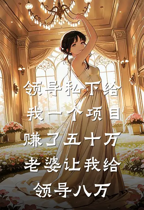领导私下给我一个项目赚了五十万，老婆让我给领导八万