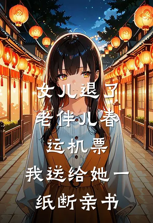 女儿退了老伴儿春运机票，我送给她一纸断亲书